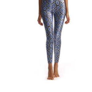 COMMANDO PERFECT CONTROL FAUX LEATHER LEGGING SLG50 BLUE SNAKE
